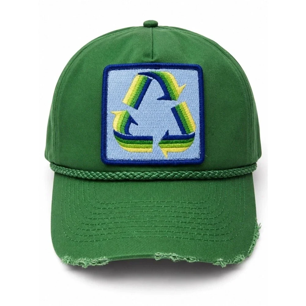 Rare Vintage Aviator Nation Recycle Patch Trucker Hat